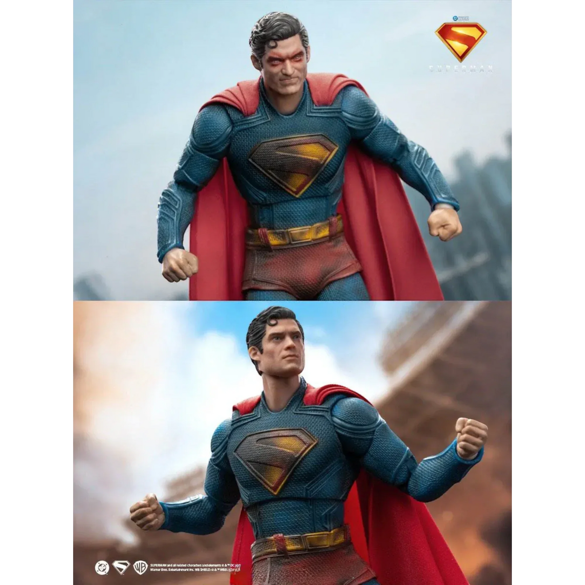 Caped Hero Battle Damage Edition Action Figure