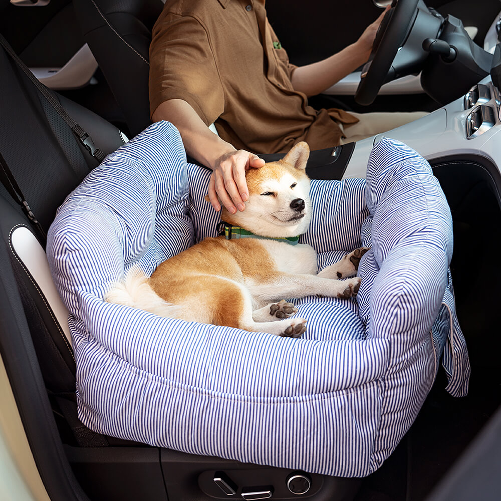 3-in-1 Dog Travel Bed & Car Seat with Carry Strap