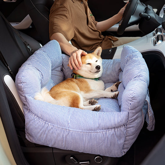 3-in-1 Dog Travel Bed & Car Seat with Carry Strap