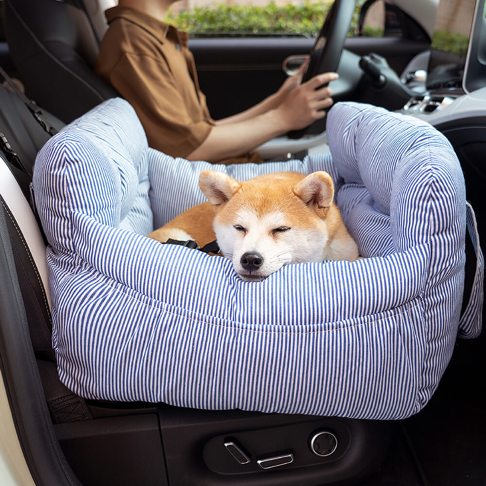 3-in-1 Dog Travel Bed & Car Seat with Carry Strap