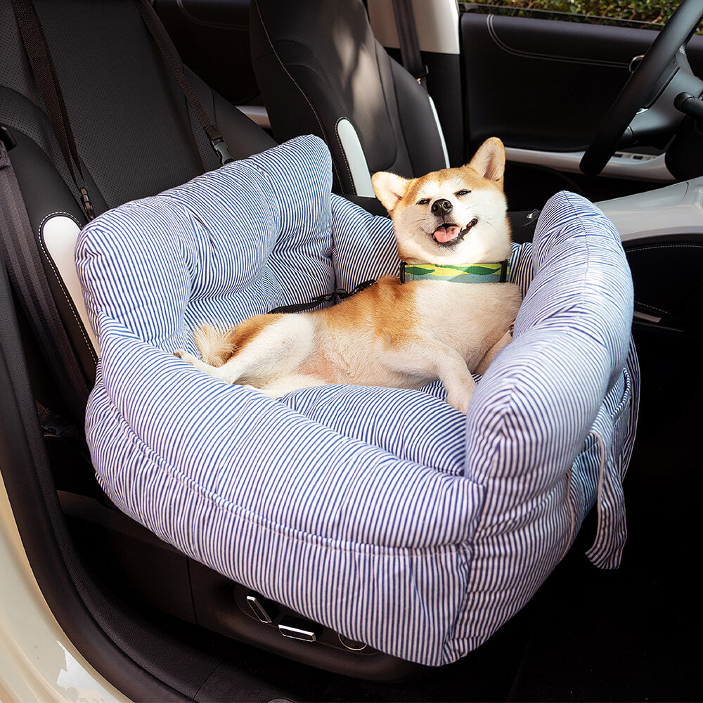 3-in-1 Dog Travel Bed & Car Seat with Carry Strap