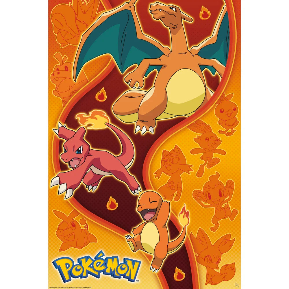 Fire Creature Wall Poster - 61 x 91.5 cm