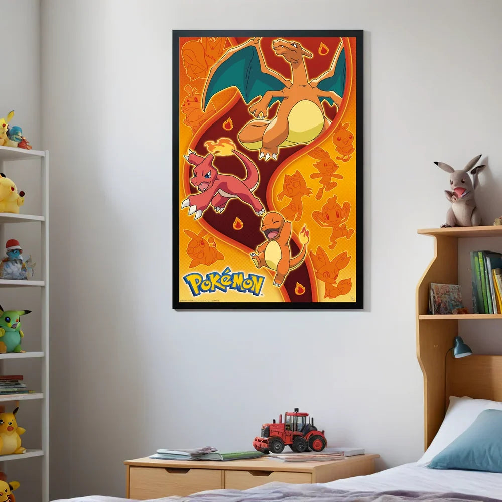 Fire Creature Wall Poster - 61 x 91.5 cm