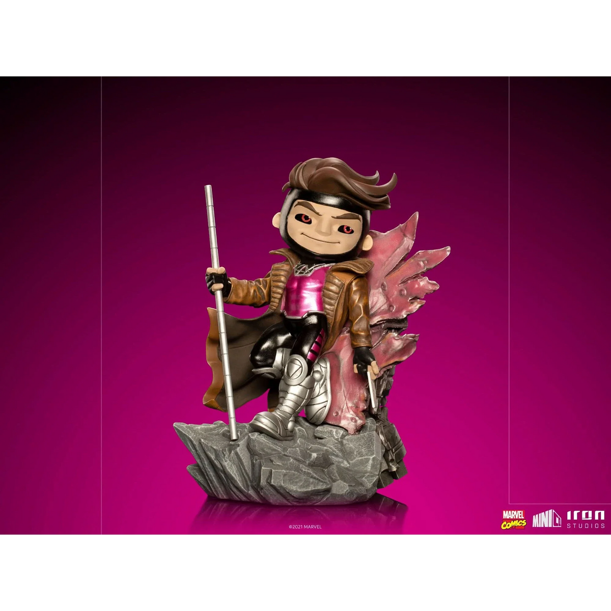 Card-Throwing Hero Mini Statue