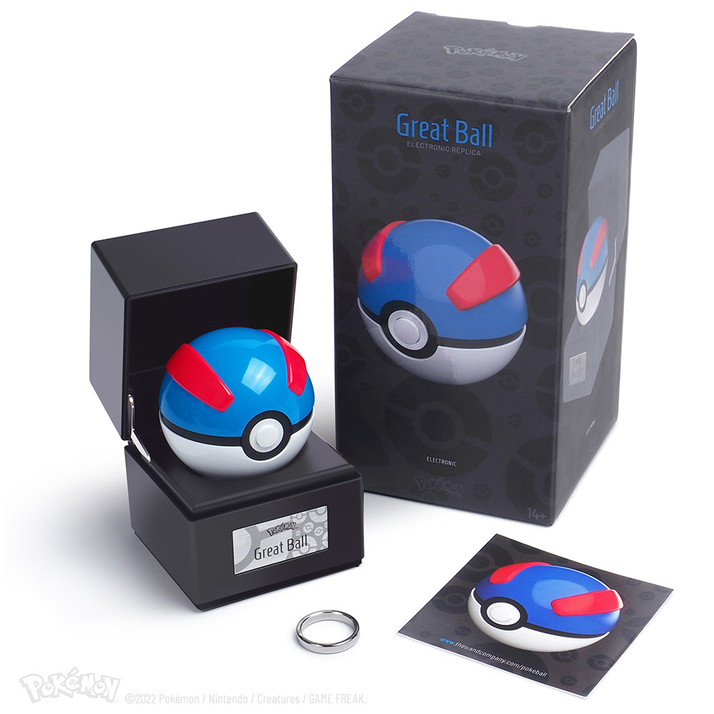 Die-Cast Blue-and-Red Capture Ball Replica
