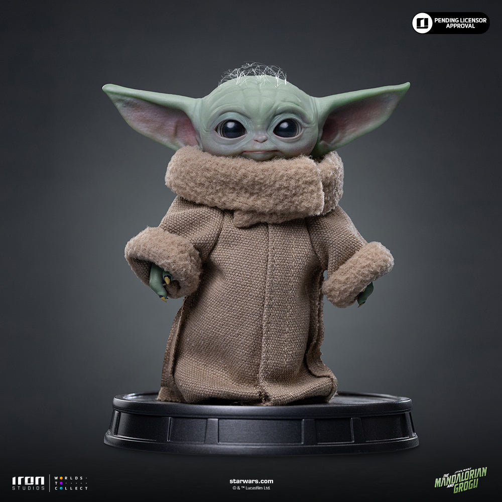 Small Green Alien Always Curious Statue