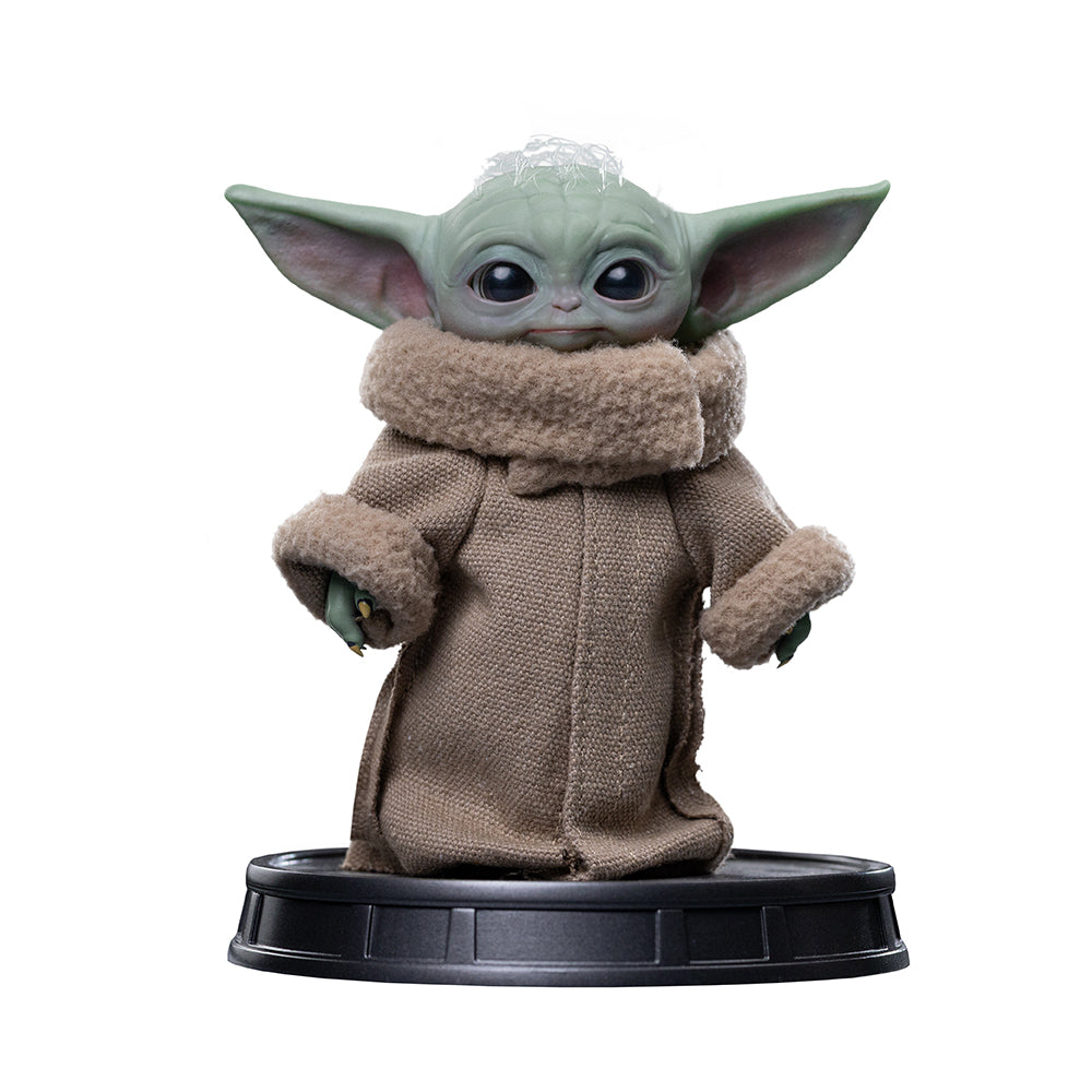 Small Green Alien Always Curious Statue