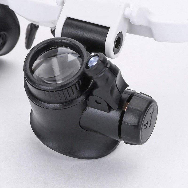 LED Magnifying Glasses – 8x, 15x & 23x Adjustable Magnification