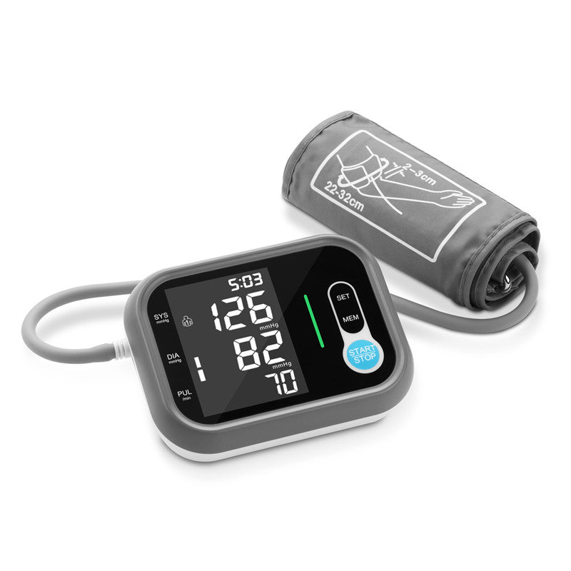 Upper Arm Blood Pressure Monitor – Large LCD & Dual User Memory
