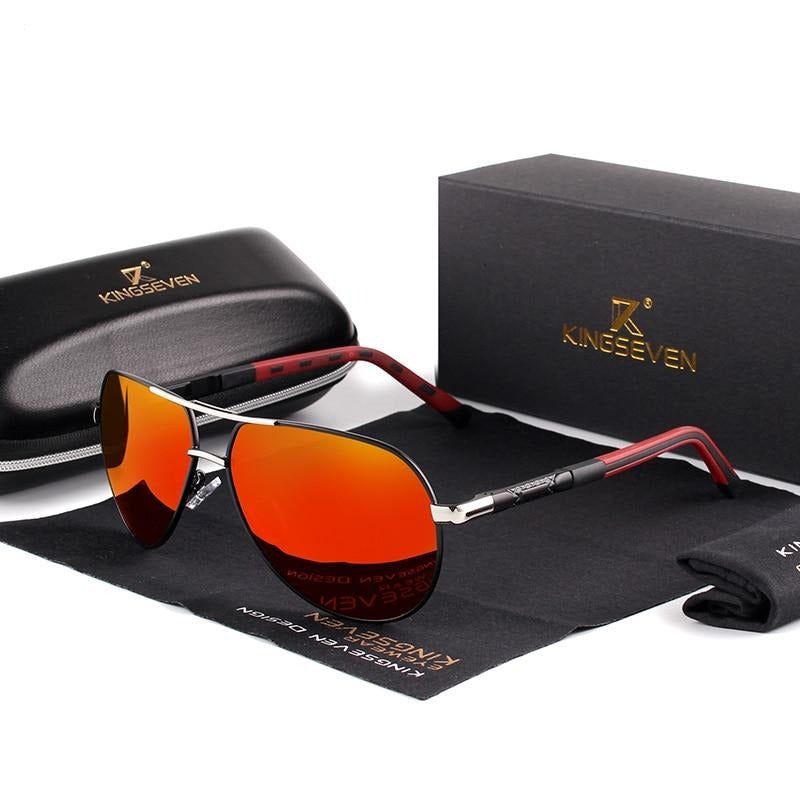 Men’s Vintage Polarized Sunglasses – UV400 Aluminium Frame