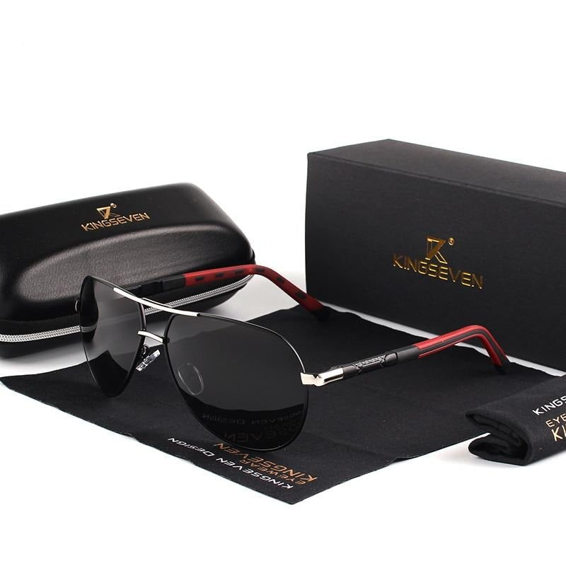 Men’s Vintage Polarized Sunglasses – UV400 Aluminium Frame
