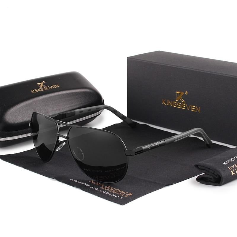 Men’s Vintage Polarized Sunglasses – UV400 Aluminium Frame
