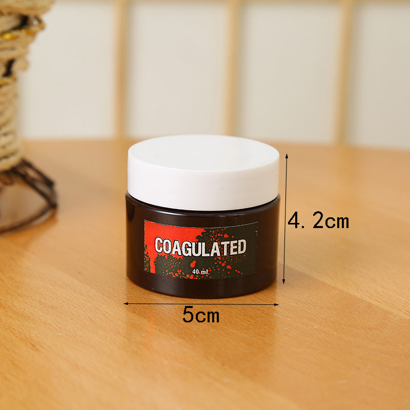 Halloween Fake Blood & Scar Wax SFX Makeup - Zombie, Vampire & Clown Effects