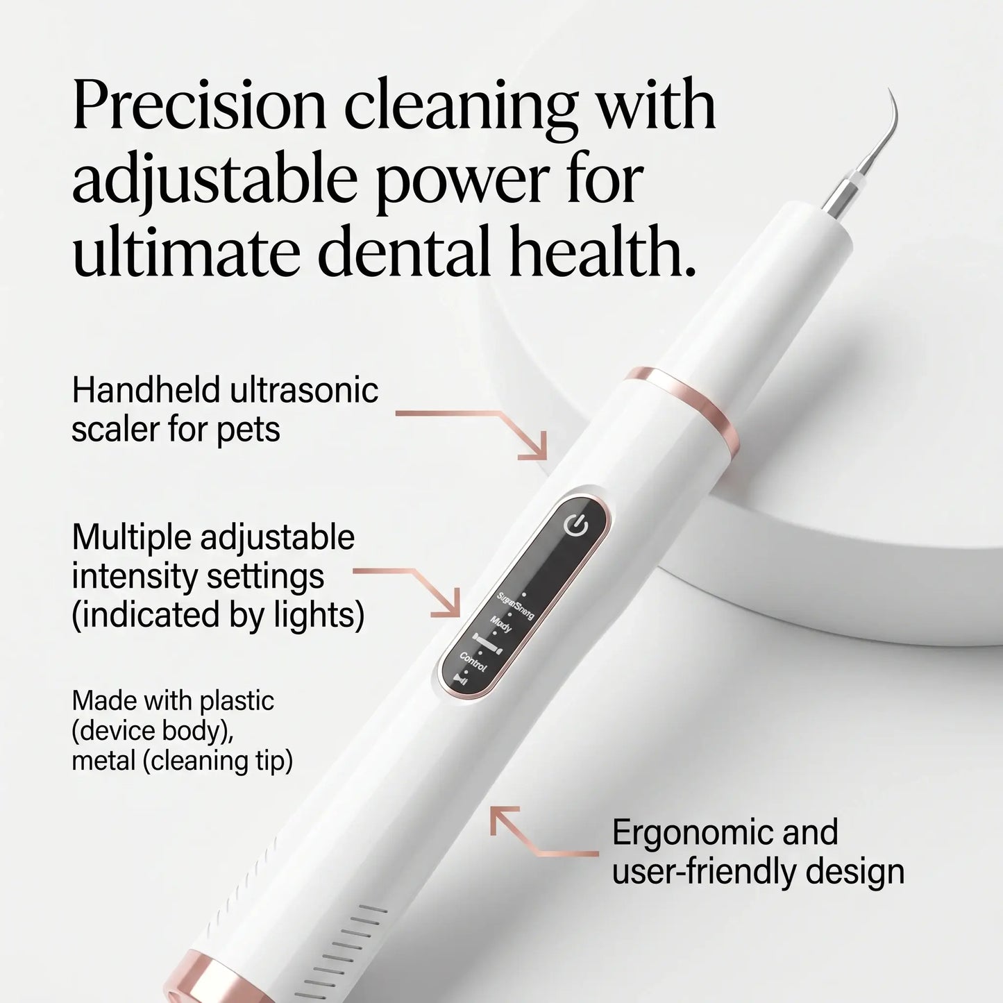 Ultrasonic Dog Dental Scaler & Teeth Cleaning Kit