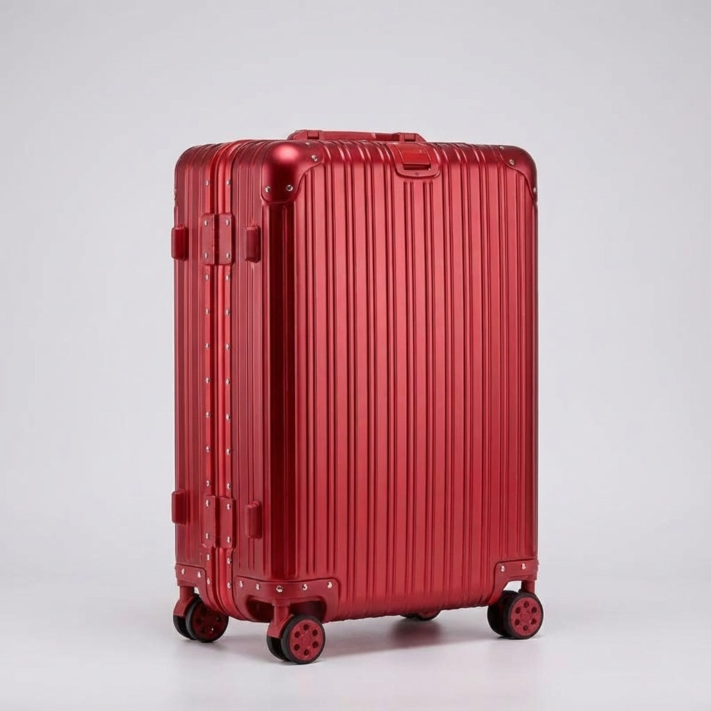Aluminium Magnesium Hard Shell Suitcase – TSA Lock, 360° Spinner Wheels