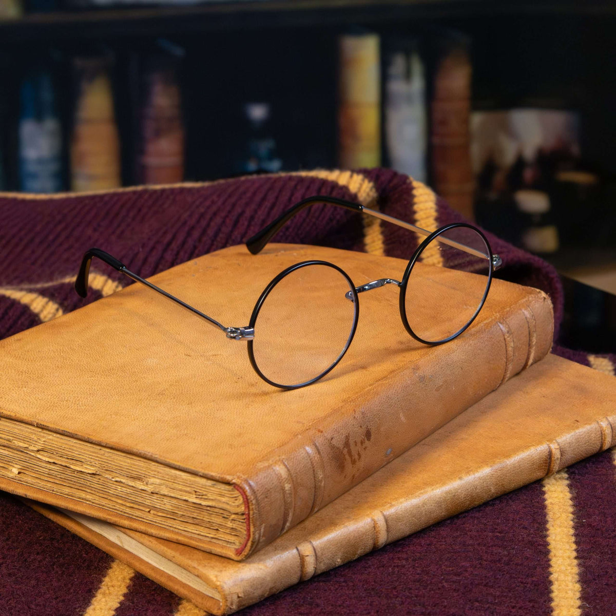 Round Wizard Costume Glasses