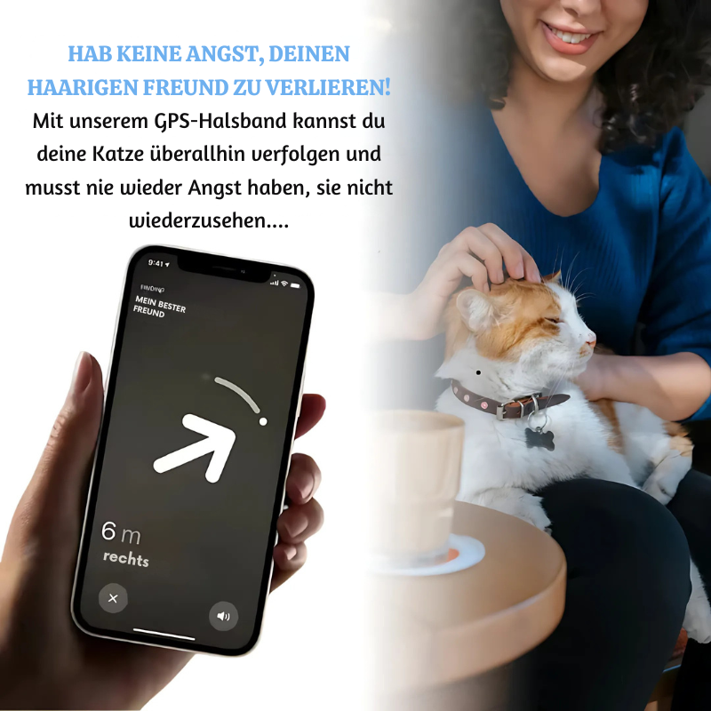 Waterproof Pet GPS Tracker Collar – Real-Time Tracking, No Subscription