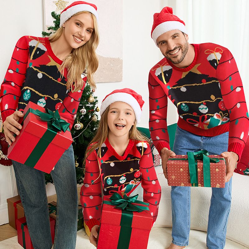 Christmas Jumper - Holiday String Lights Graphic