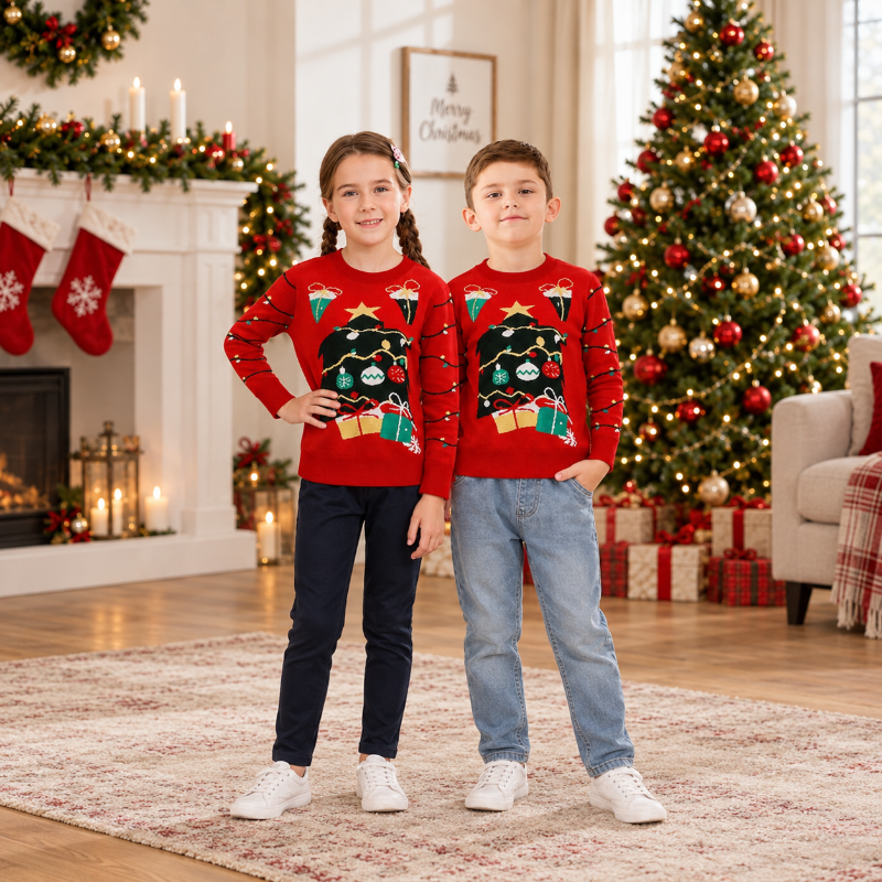 Christmas Jumper - Holiday String Lights Graphic