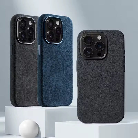 Slim Magnetic Phone Case – Soft Microfiber Leather-Effect Protective Cover