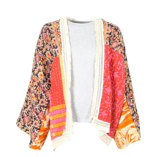 Kantha Fringed Jacket