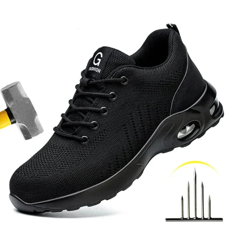 Men’s Steel-Toe Safety Shoes – WorkForge Heavy-Duty Work Footwear