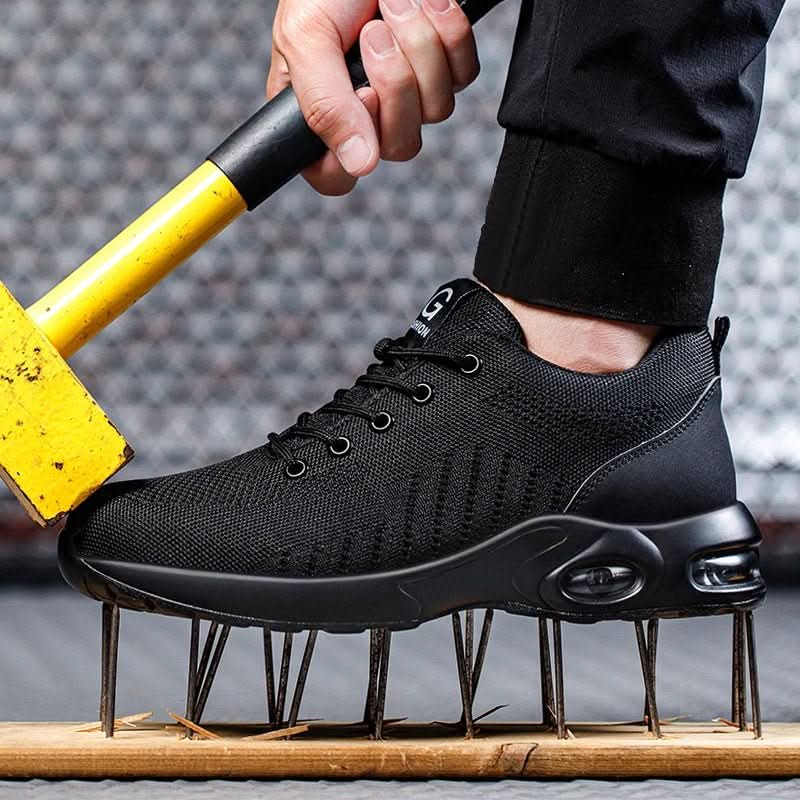 Men’s Steel-Toe Safety Shoes – WorkForge Heavy-Duty Work Footwear