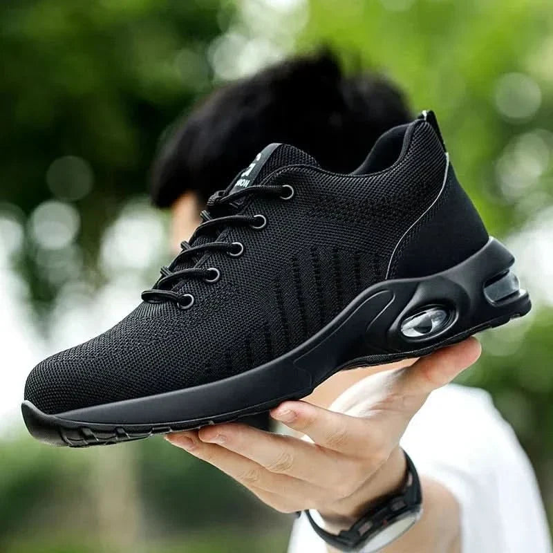 Men’s Steel-Toe Safety Shoes – WorkForge Heavy-Duty Work Footwear