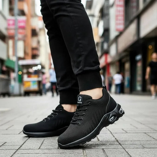 Men’s Steel-Toe Safety Shoes – WorkForge Heavy-Duty Work Footwear