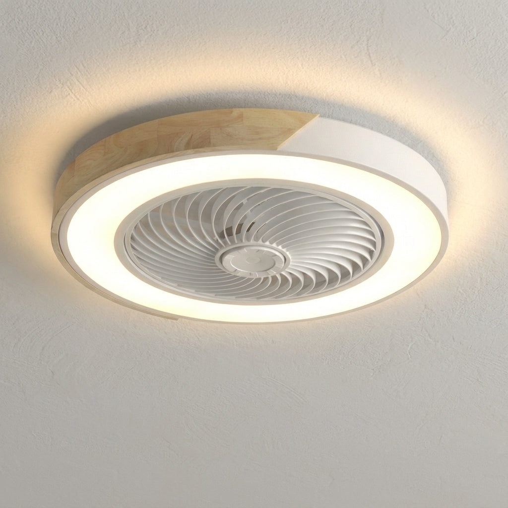 Ceiling Fan Light with Integrated LED & Remote Control – 3 Speeds, 56cm