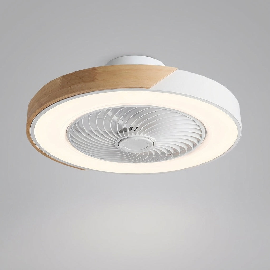 Ceiling Fan Light with Integrated LED & Remote Control – 3 Speeds, 56cm