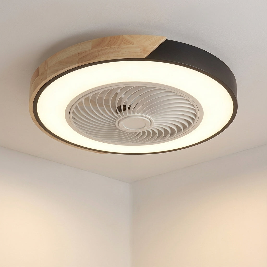 Ceiling Fan Light with Integrated LED & Remote Control – 3 Speeds, 56cm