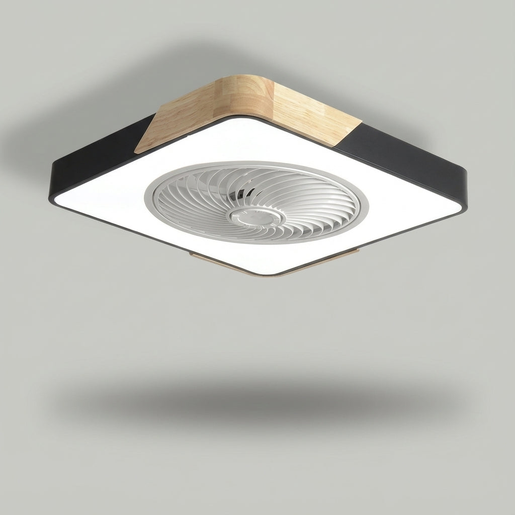 Ceiling Fan Light with Integrated LED & Remote Control – 3 Speeds, 56cm