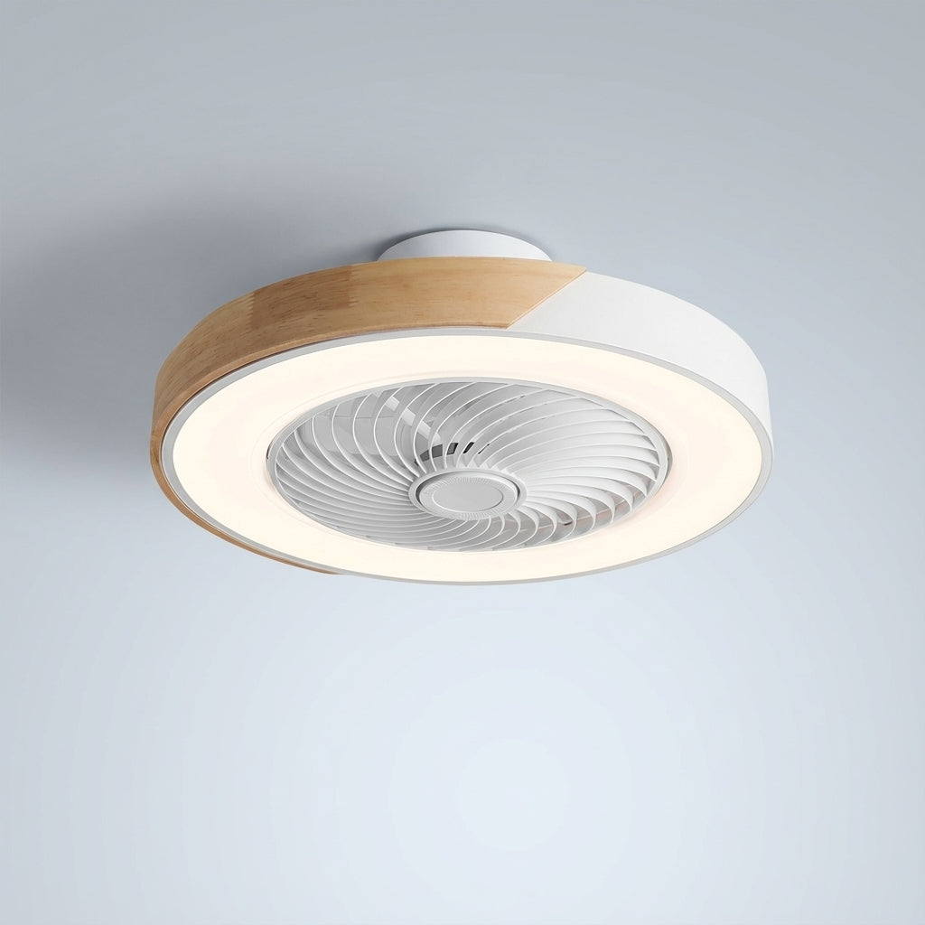 Ceiling Fan Light with Integrated LED & Remote Control – 3 Speeds, 56cm