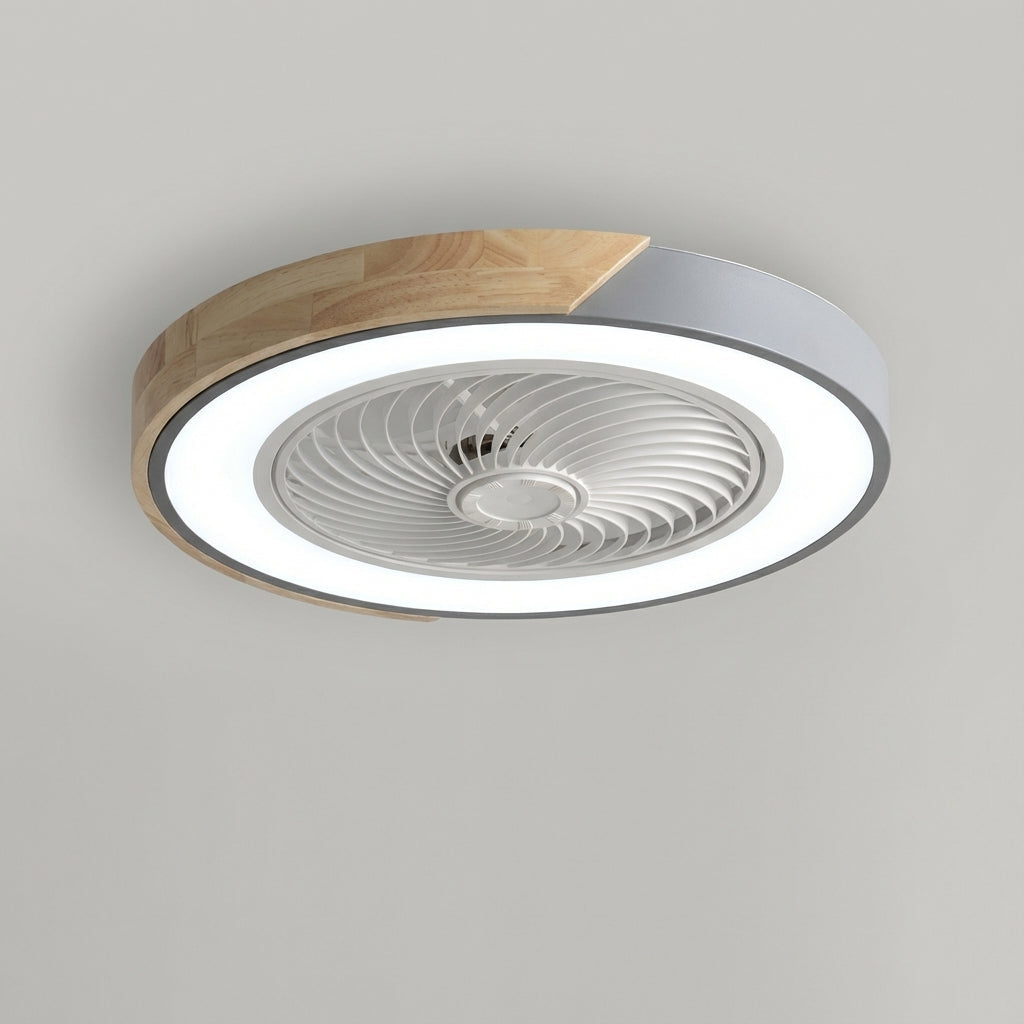 Ceiling Fan Light with Integrated LED & Remote Control – 3 Speeds, 56cm