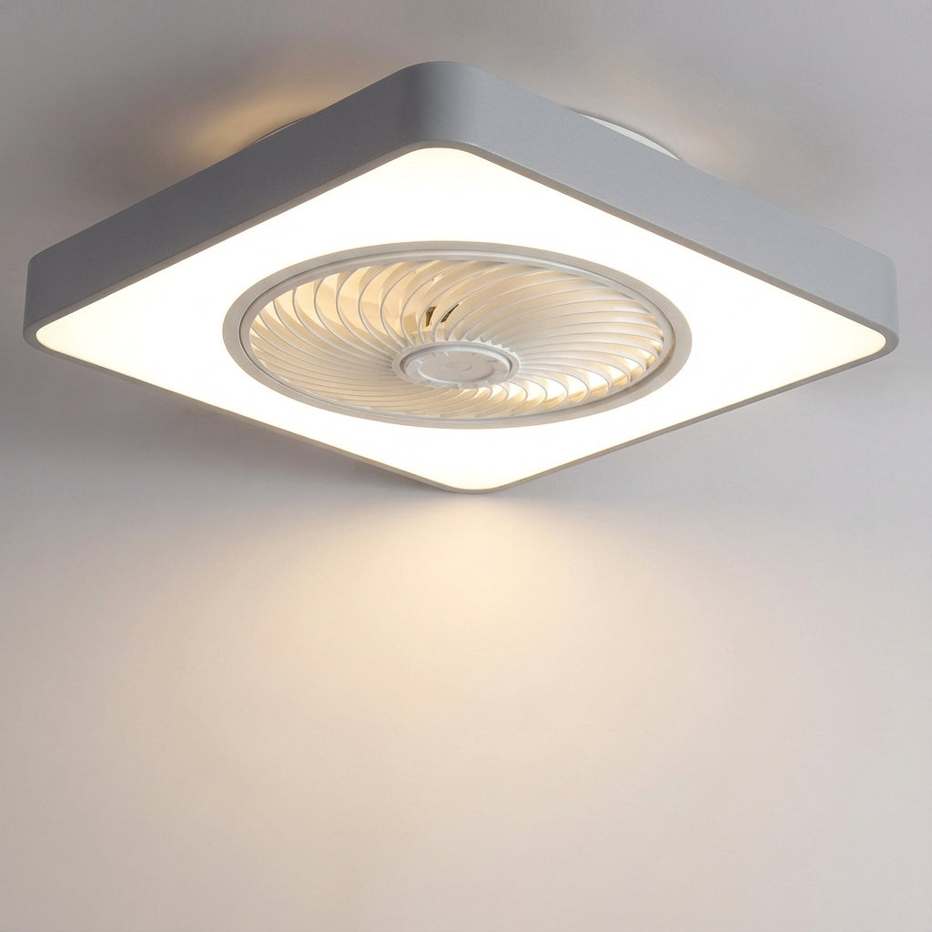 Ceiling Fan Light with Integrated LED & Remote Control – 3 Speeds, 56cm