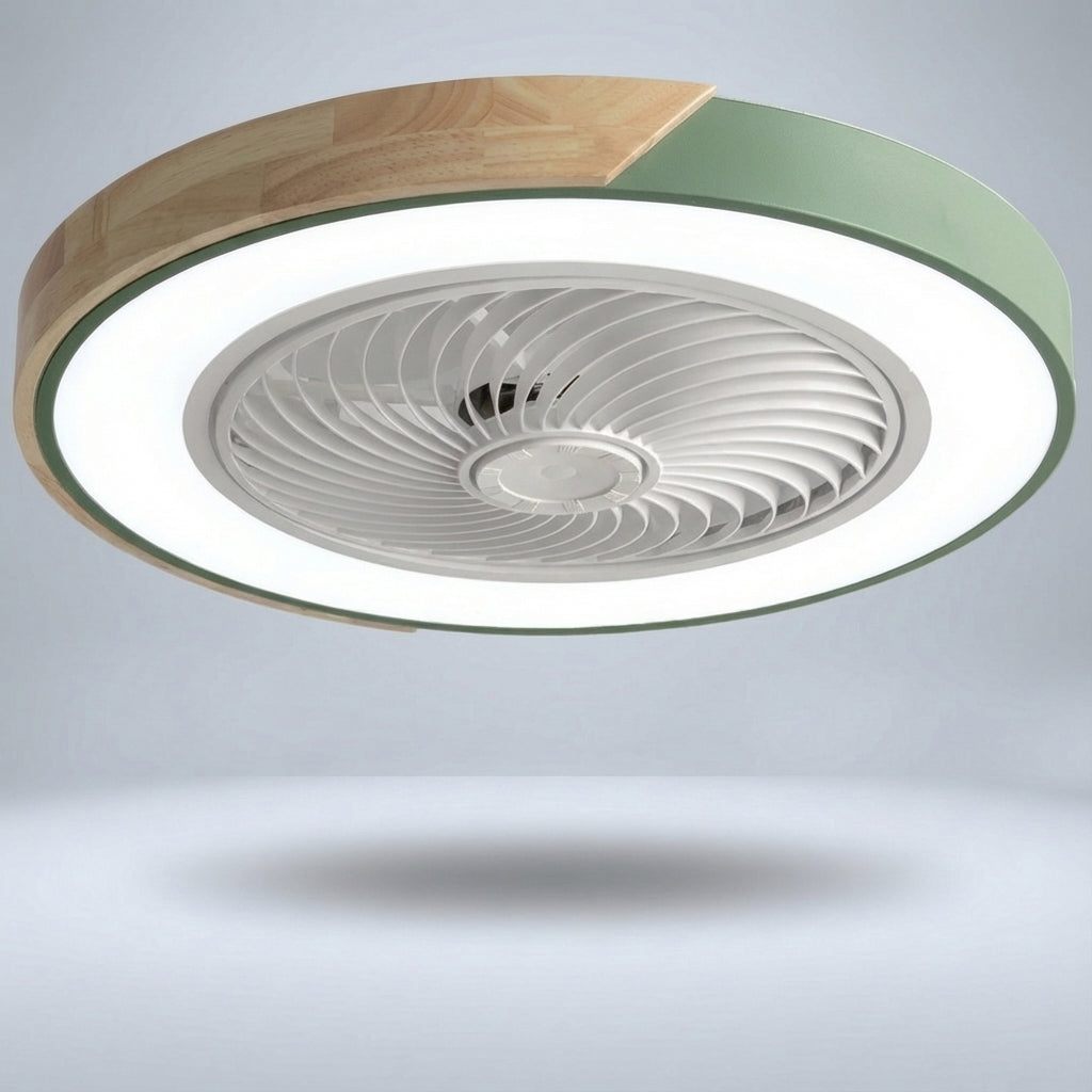 Ceiling Fan Light with Integrated LED & Remote Control – 3 Speeds, 56cm