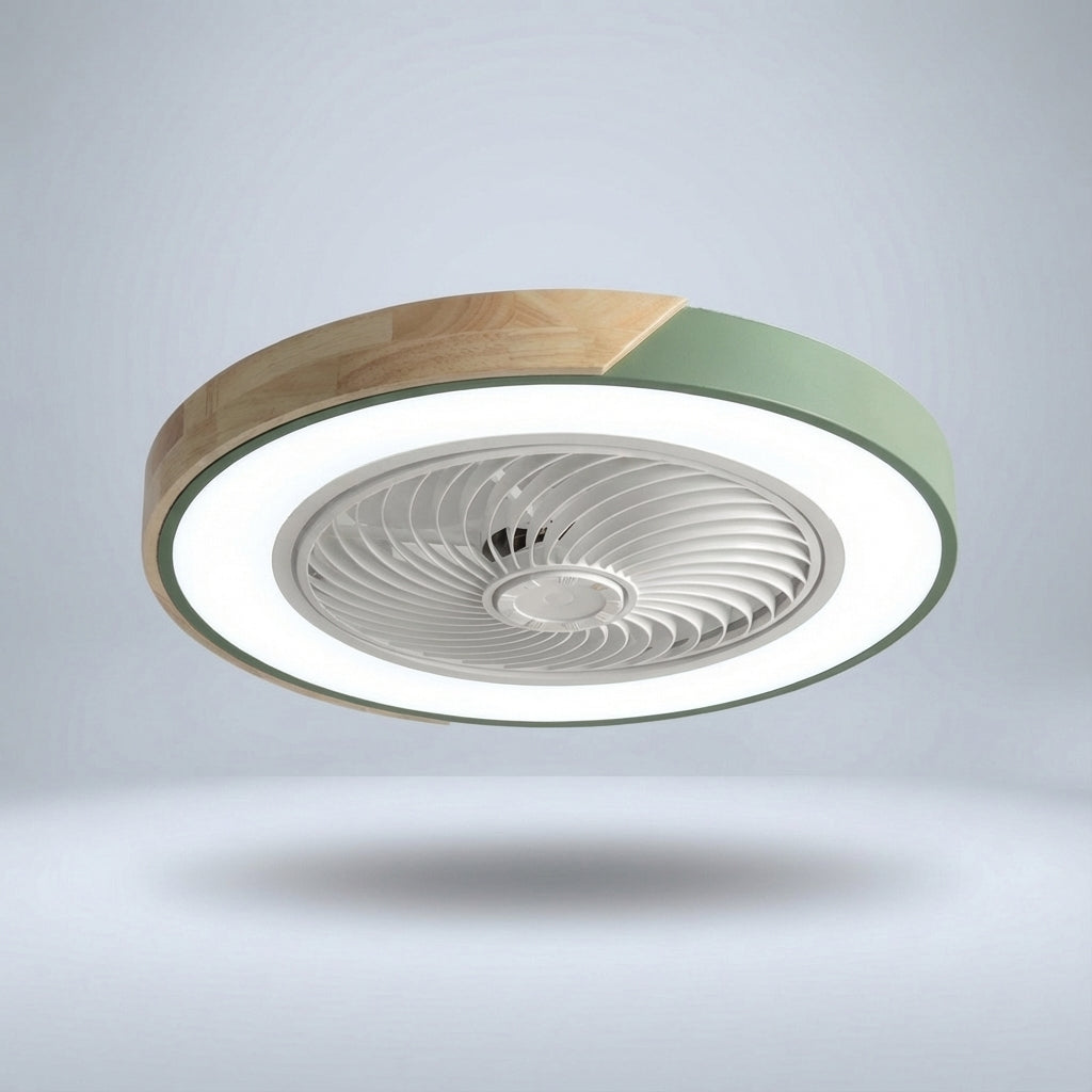 Ceiling Fan Light with Integrated LED & Remote Control – 3 Speeds, 56cm