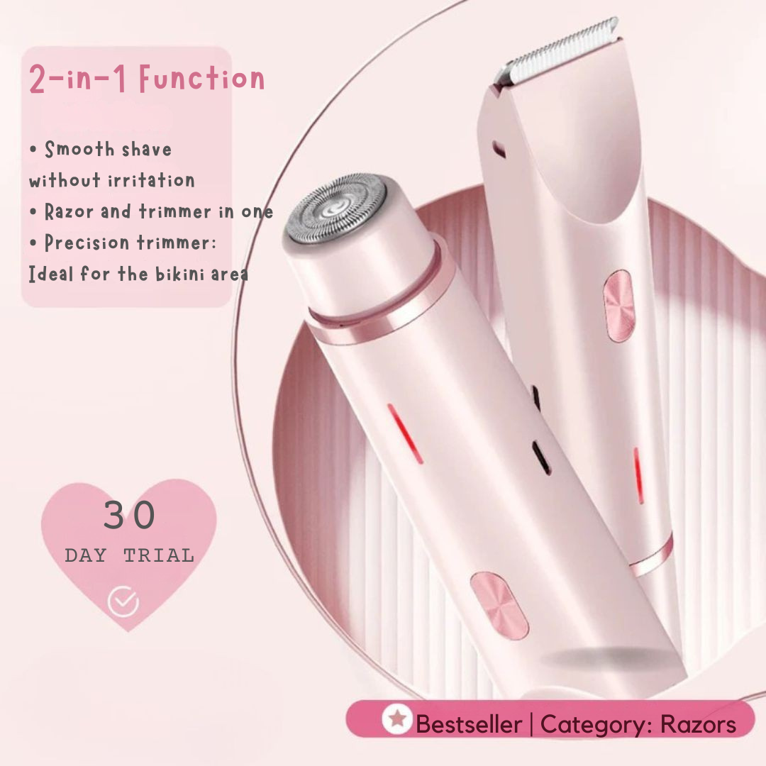 Women’s Cordless Electric Body Shaver – Wet & Dry 2-in-1 Trimmer
