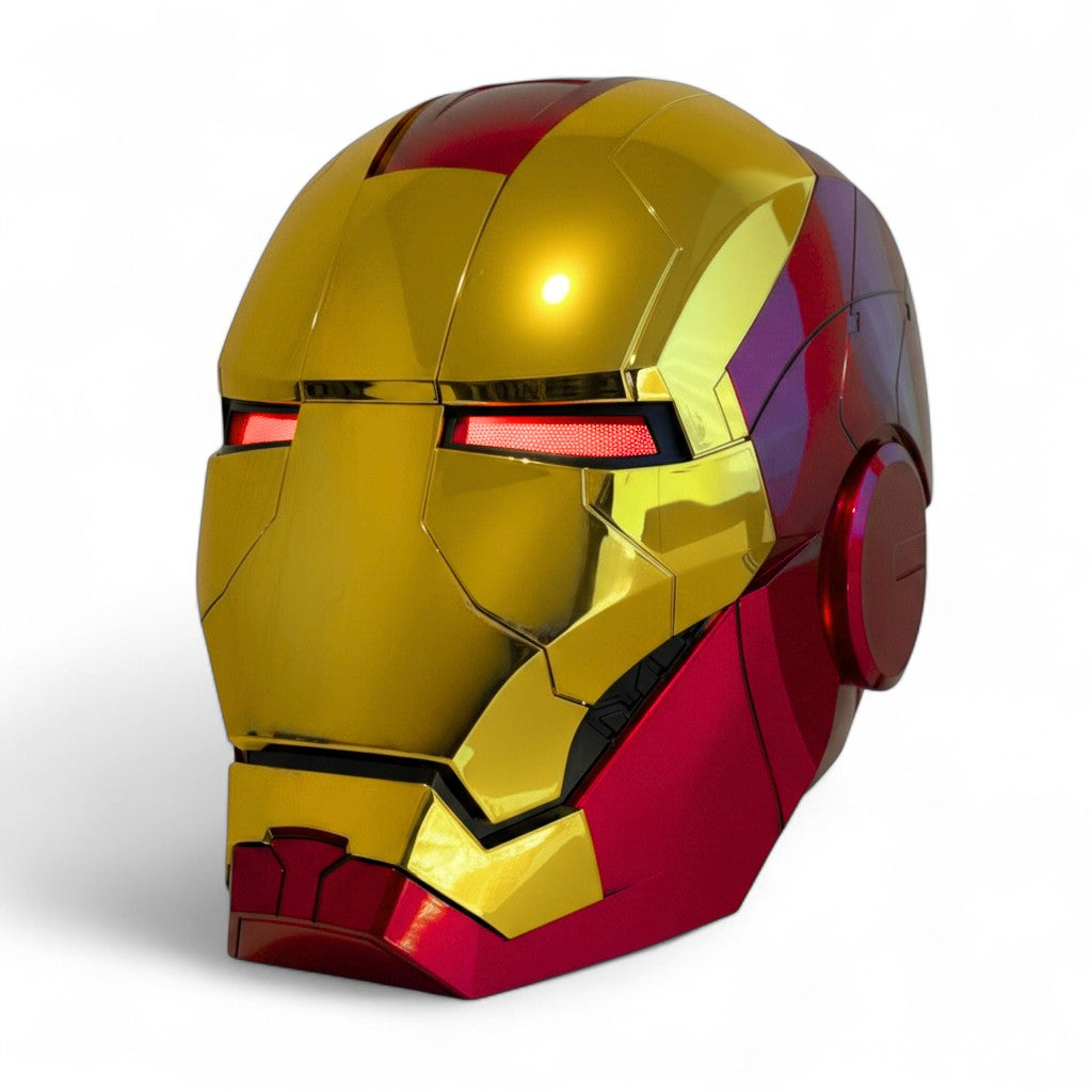 Armoured Tech Hero MK5 Helmet Gold Edition with Voice Control