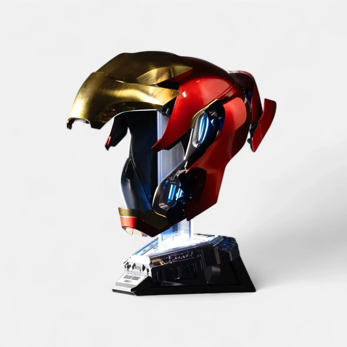 Iron Man MK50 Helmet Stand – Display Base for Collectors