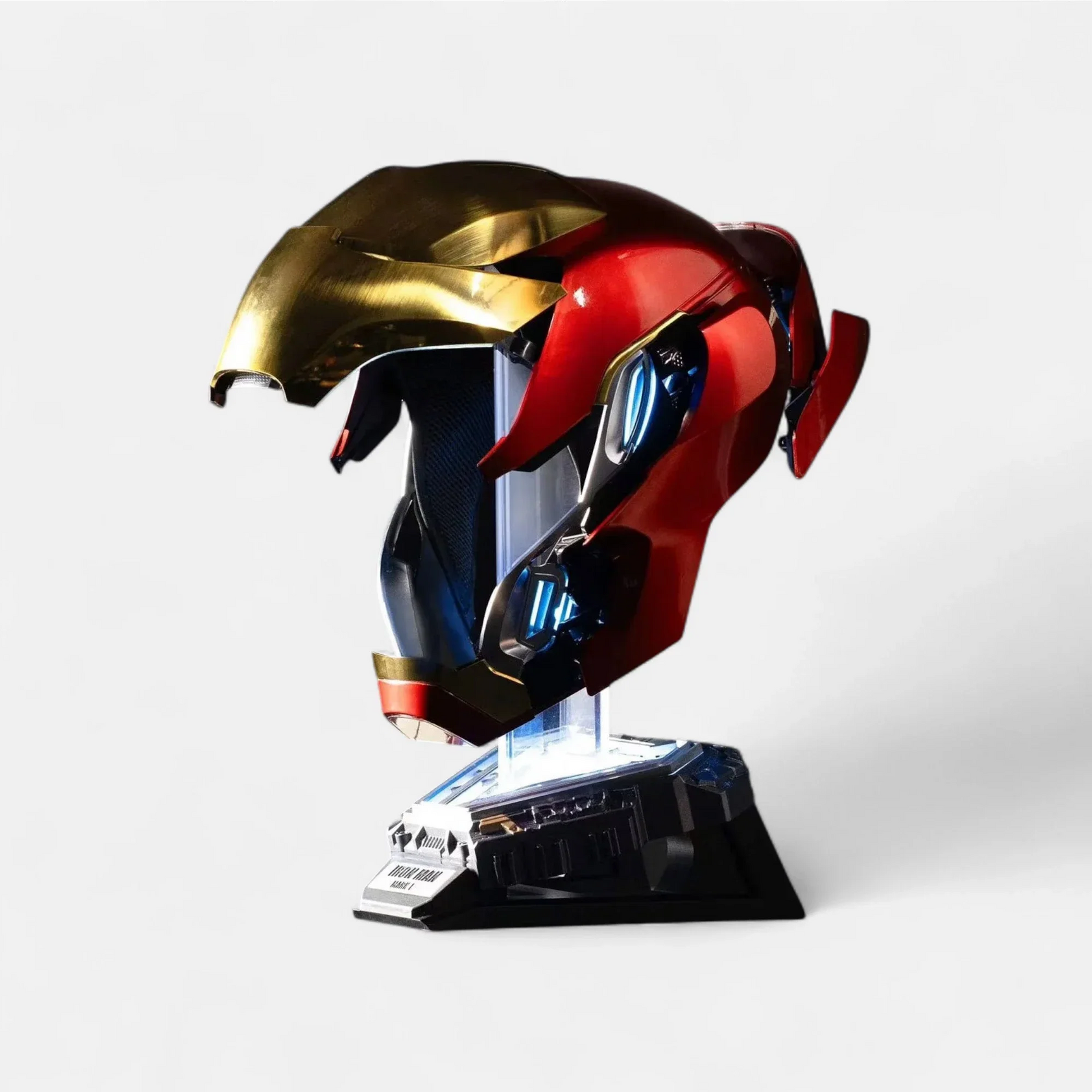 Iron Man MK50 Helmet Stand – Display Base for Collectors