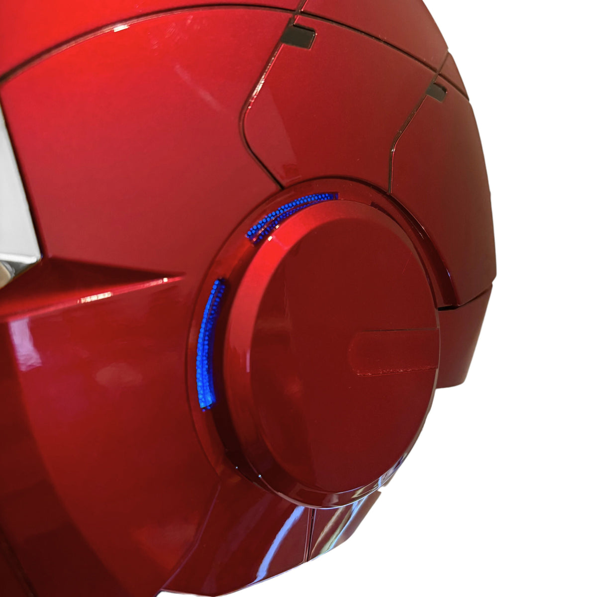 Armoured Tech Hero MK5 Helmet Silver Edition with Voice Control