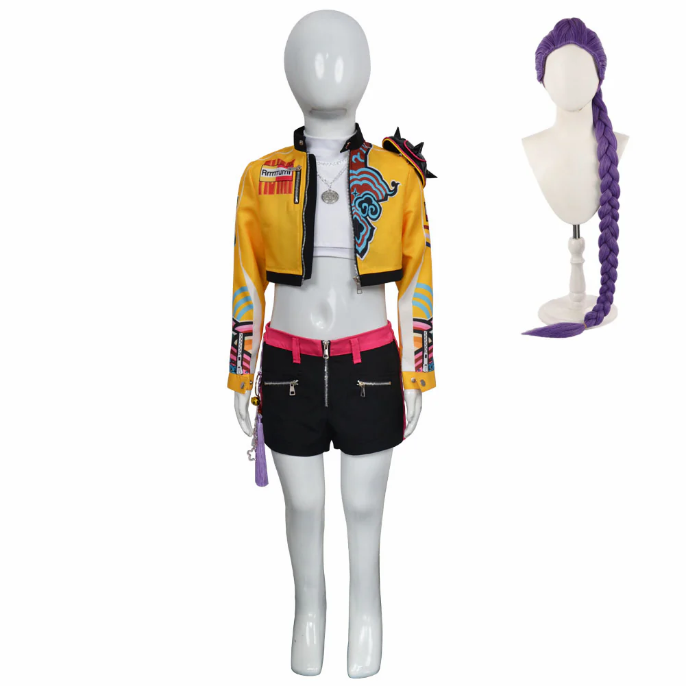 Kids' Rumi Mira Zoey Blue Yellow Set Halloween Costume
