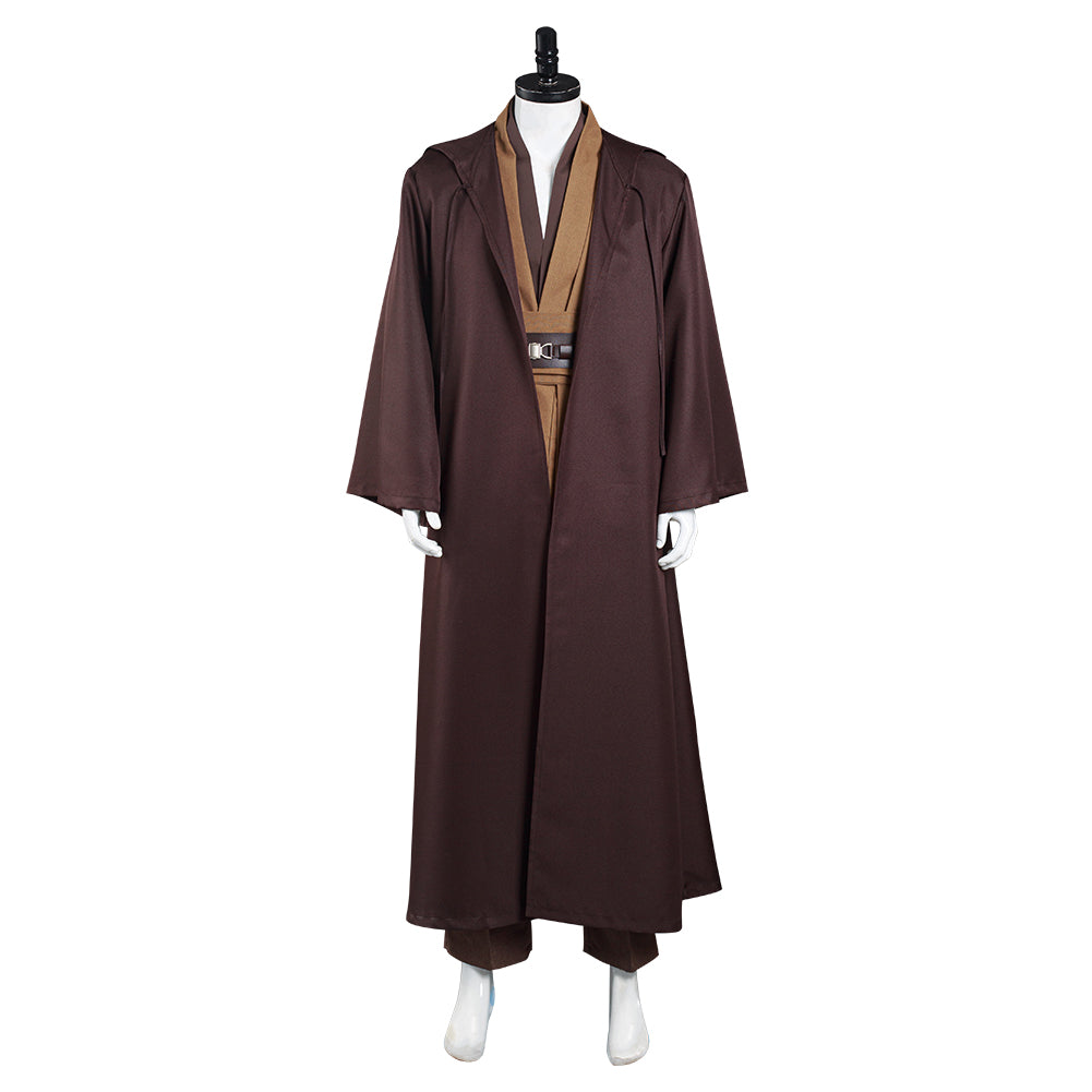 Kenobi Jedi Tunic Brown With Robe Halloween Costume