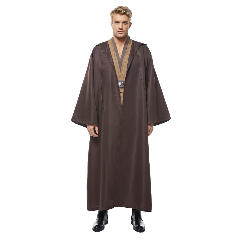 Kenobi Jedi Tunic Brown With Robe Halloween Costume