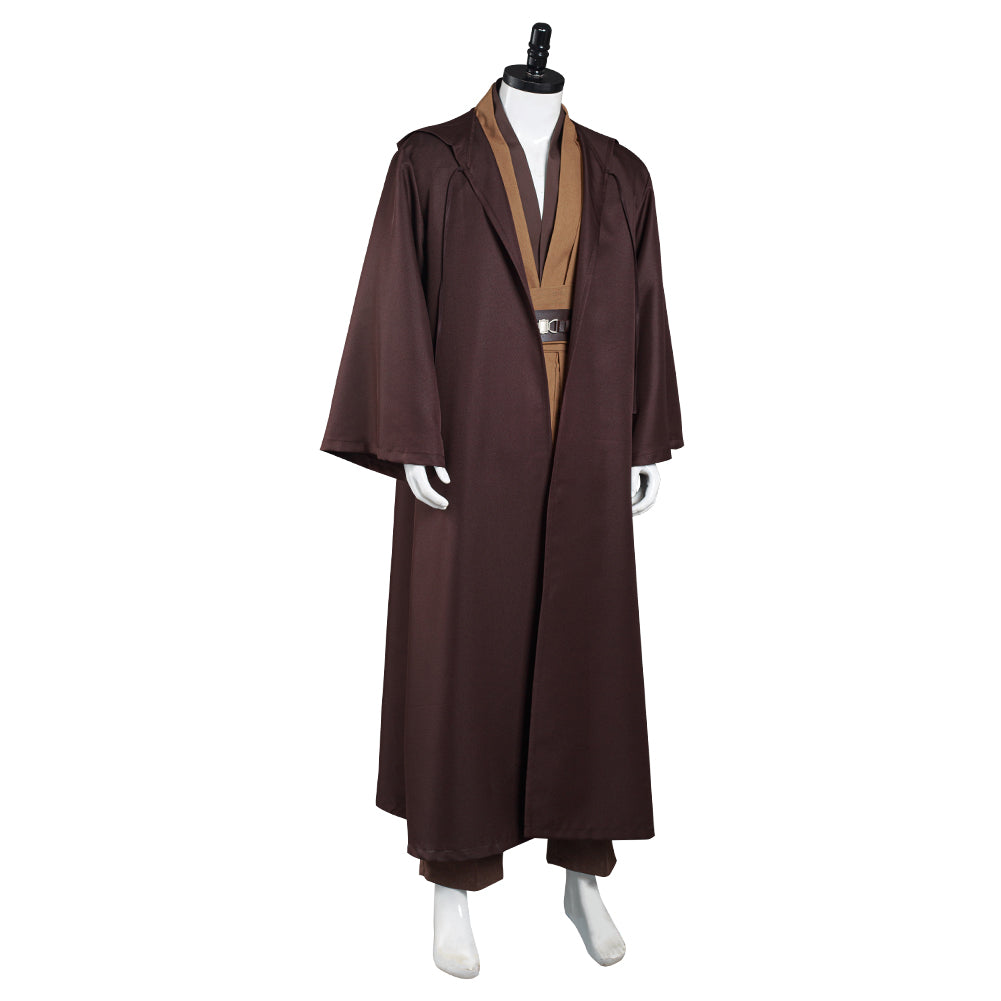 Kenobi Jedi Tunic Brown With Robe Halloween Costume