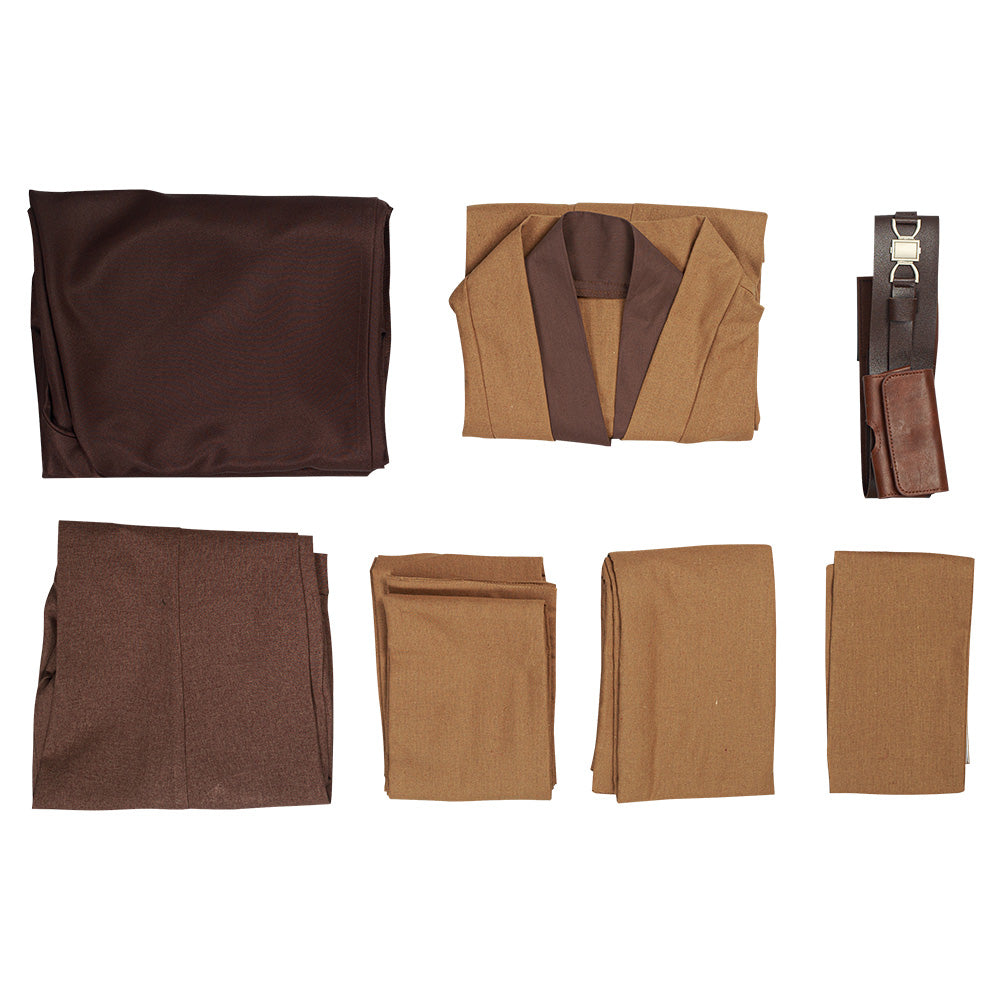 Kenobi Jedi Tunic Brown With Robe Halloween Costume