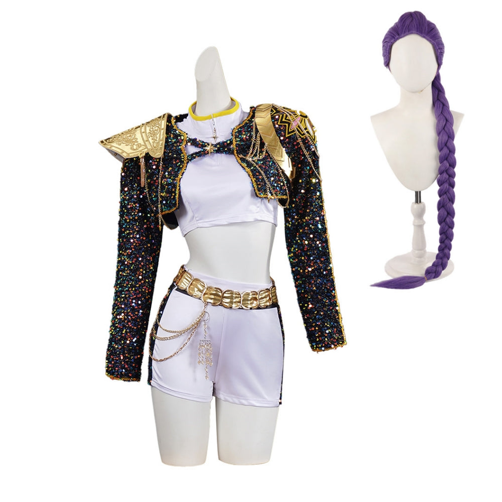 Kids' Golden Rumi Zoey Mira Black White Halloween Costume