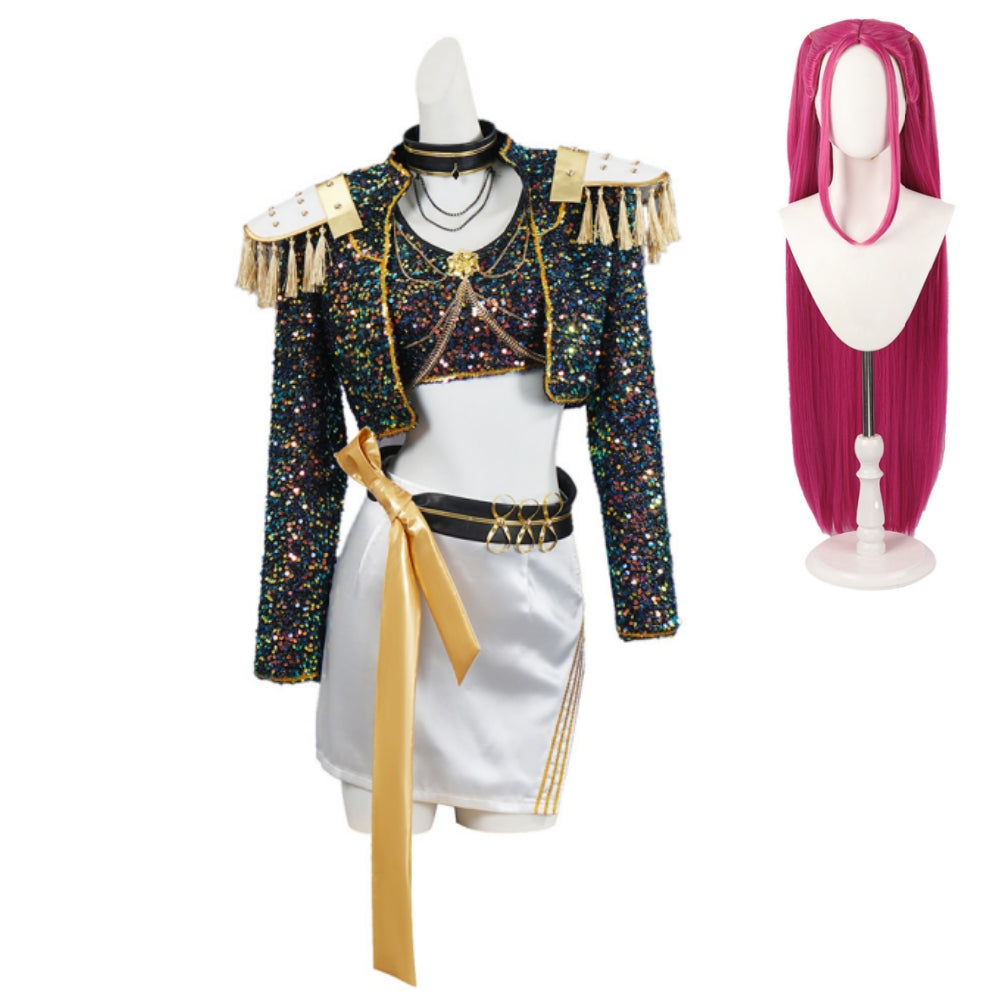 Kids' Golden Rumi Zoey Mira Black White Halloween Costume